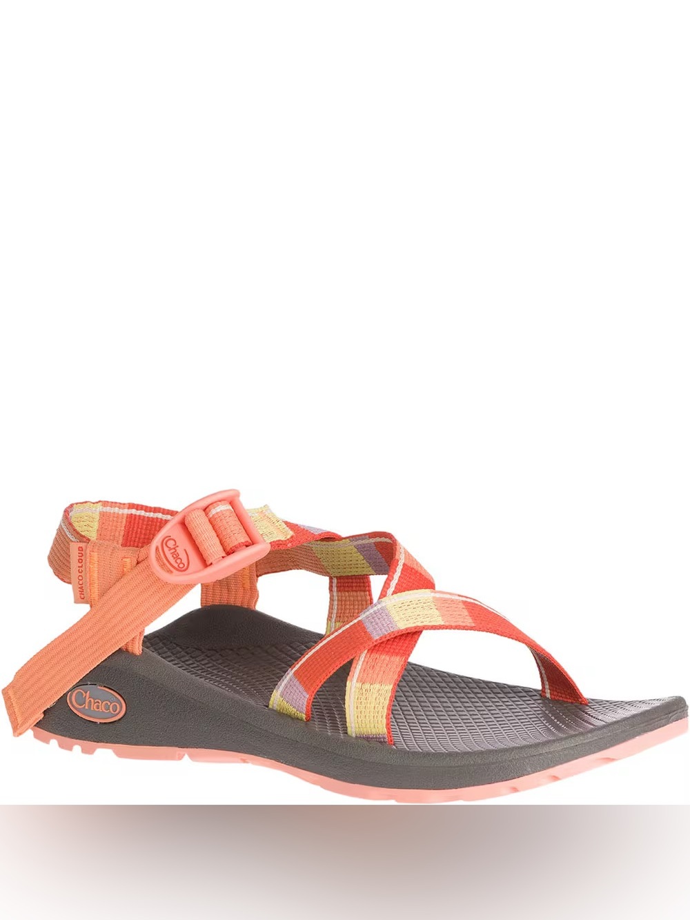 Chaco Z/Cloud Sandals Women’s 10 Orange Stripe Comfort Hiking Sandals